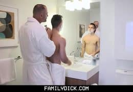 FamilyDick – Shy Son Get Taught By Daddy to Shave