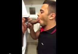 Sex in Public Bathroom