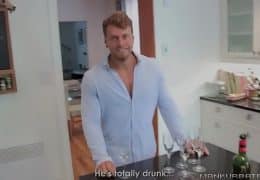 Naughty Brad wants to cum in glass