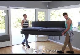 HD – GayRoom Cute guy is fucked by his muscular friend